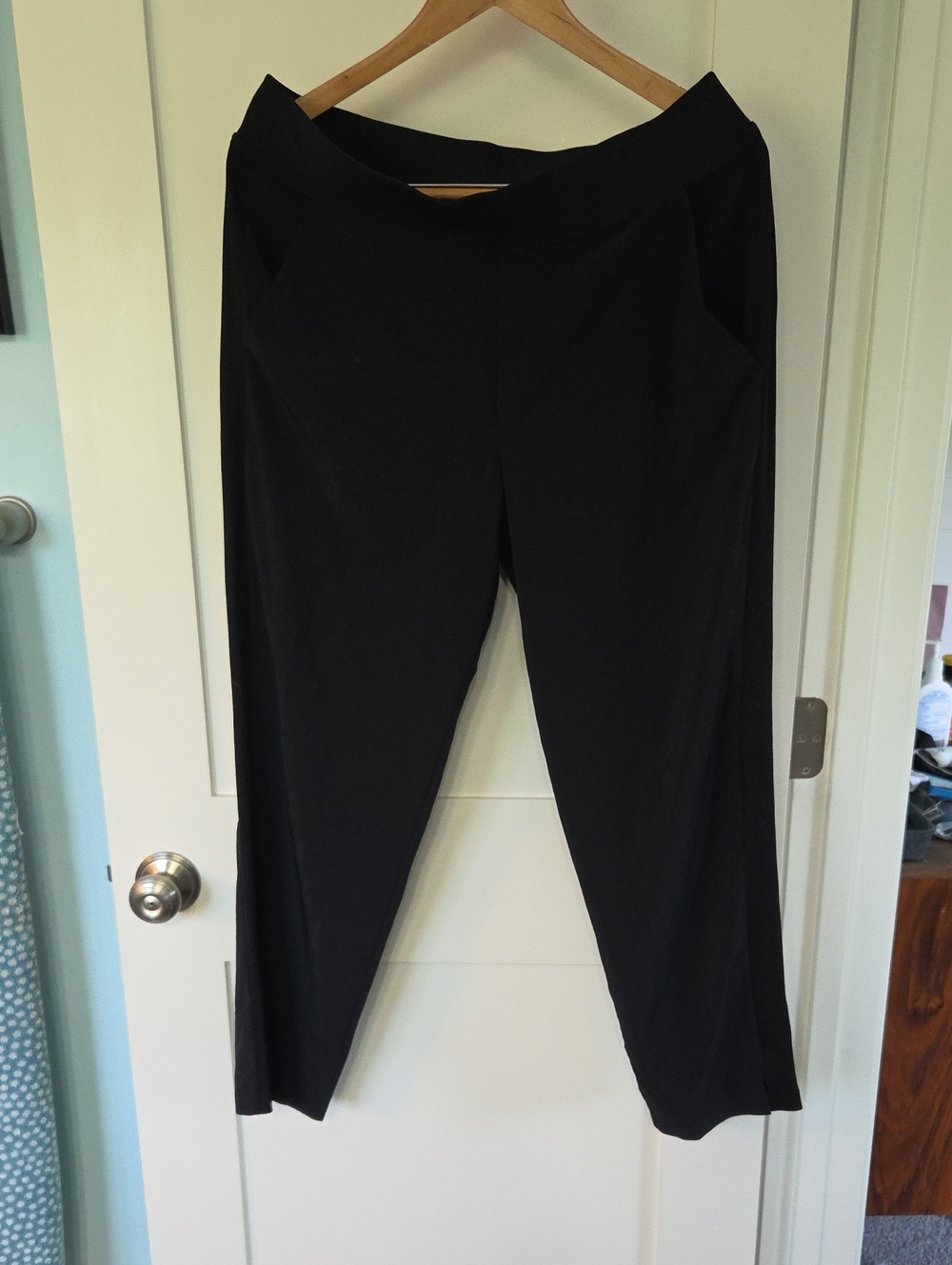 Athleta Black Pull-On Trousers